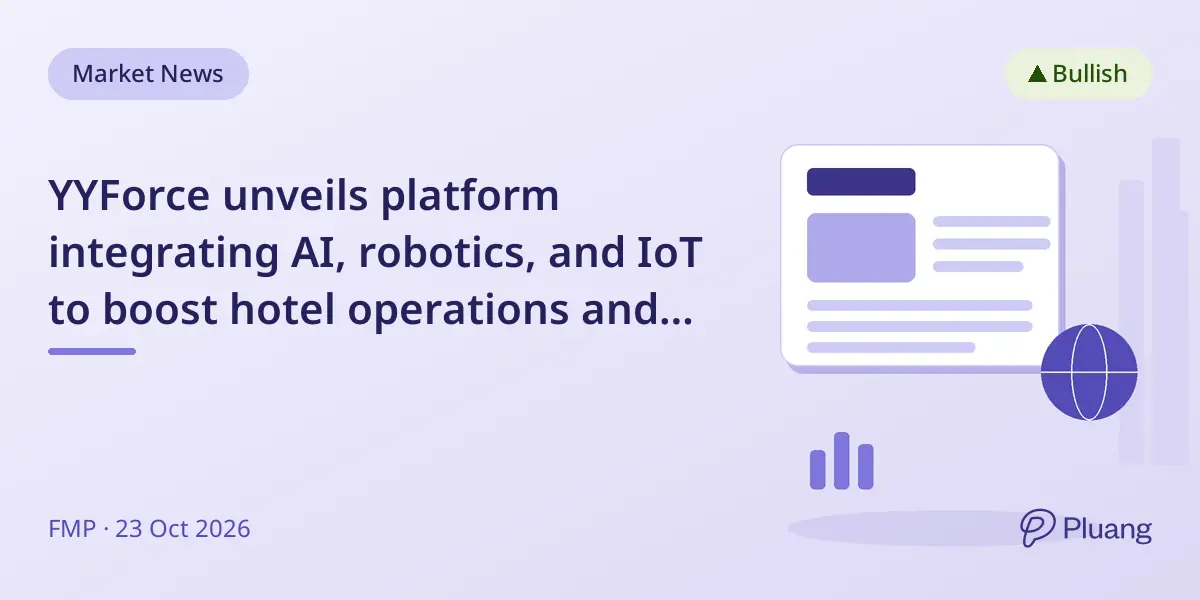 YYForce unveils platform integrating AI, robotics, and IoT to boost hotel operations and prepare for future superintelligence.