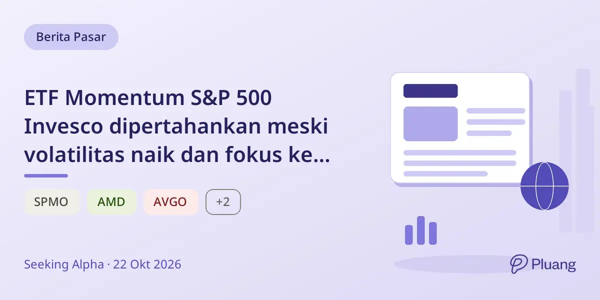 ETF Momentum S&P 500 Invesco dipertahankan meski volatilitas naik dan fokus ke saham AI berisiko lebih tinggi.