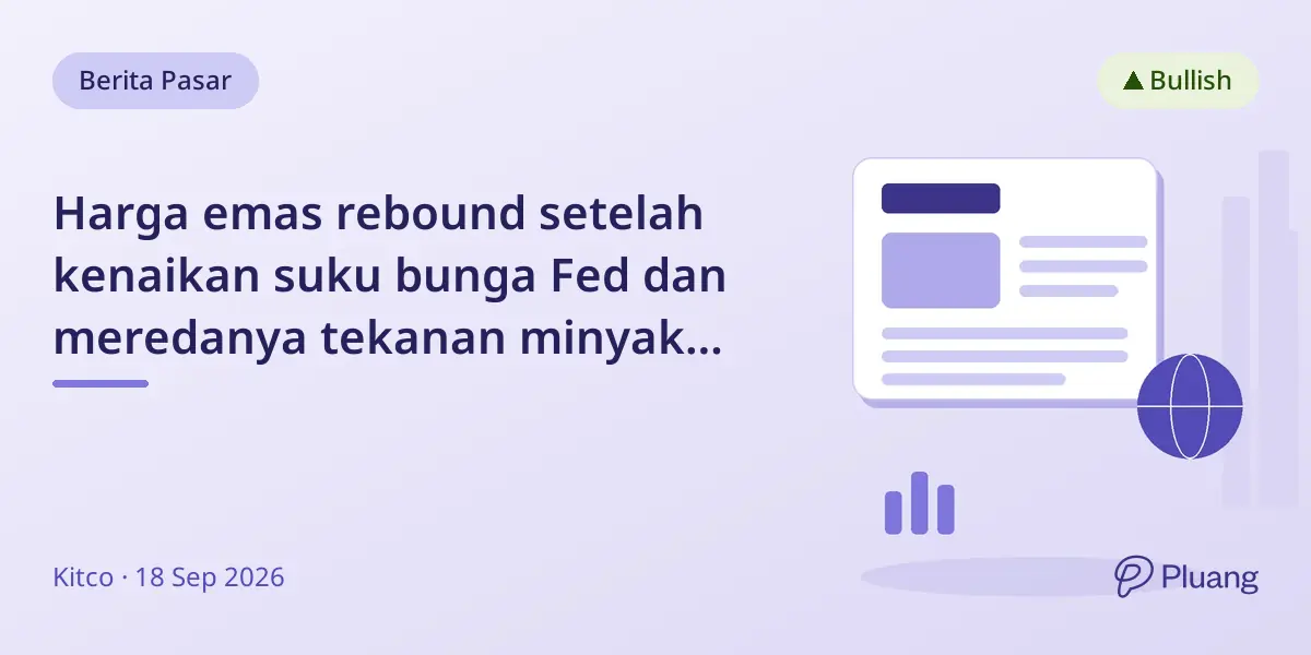 Harga emas rebound setelah kenaikan suku bunga Fed dan meredanya tekanan minyak serta yield.