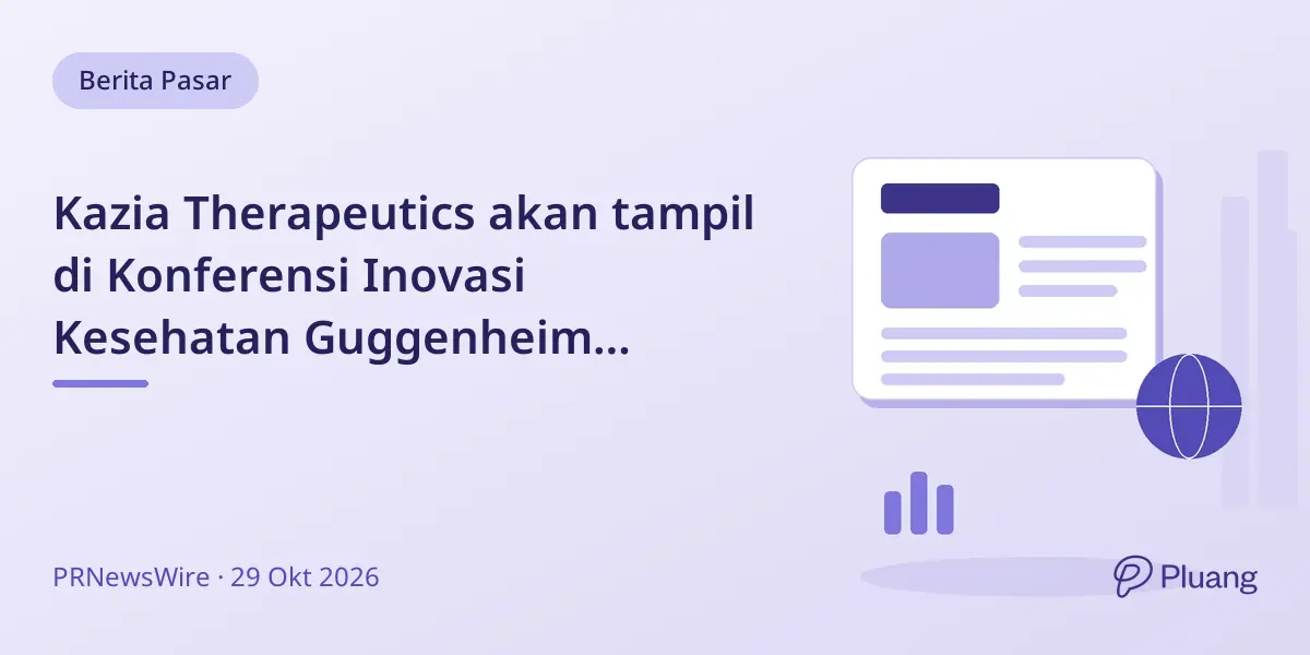 Kazia Therapeutics akan tampil di Konferensi Inovasi Kesehatan Guggenheim November 2026