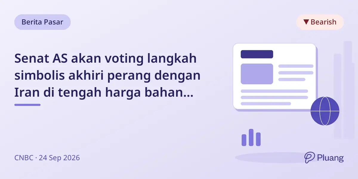 Senat AS akan voting langkah simbolis akhiri perang dengan Iran di tengah harga bahan bakar melonjak