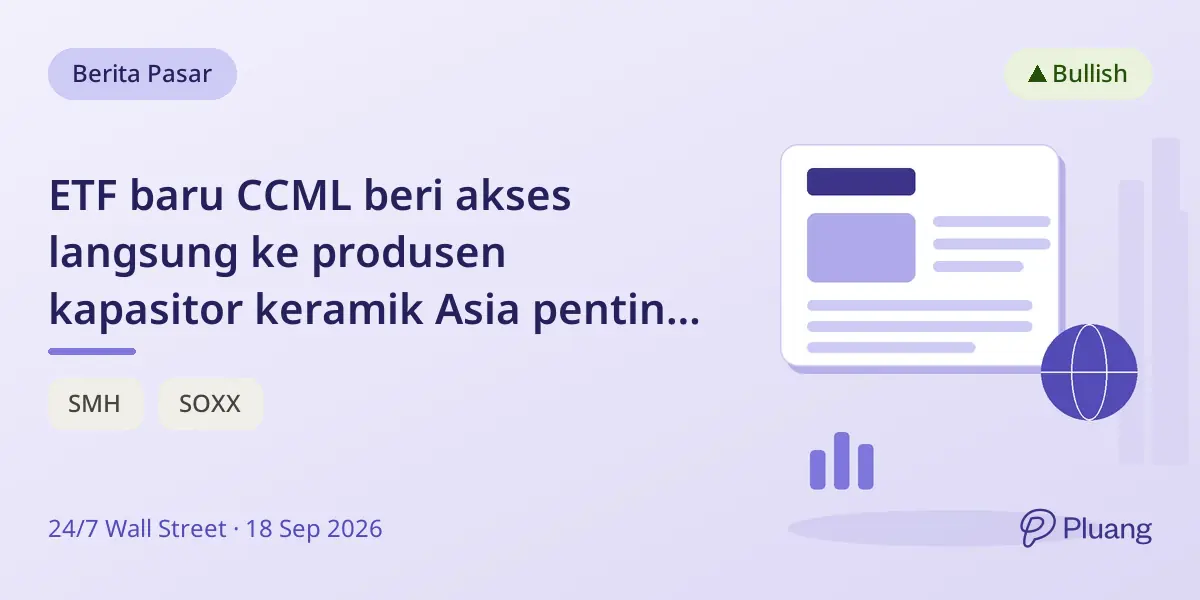 ETF baru CCML beri akses langsung ke produsen kapasitor keramik Asia penting untuk AI dan EV.