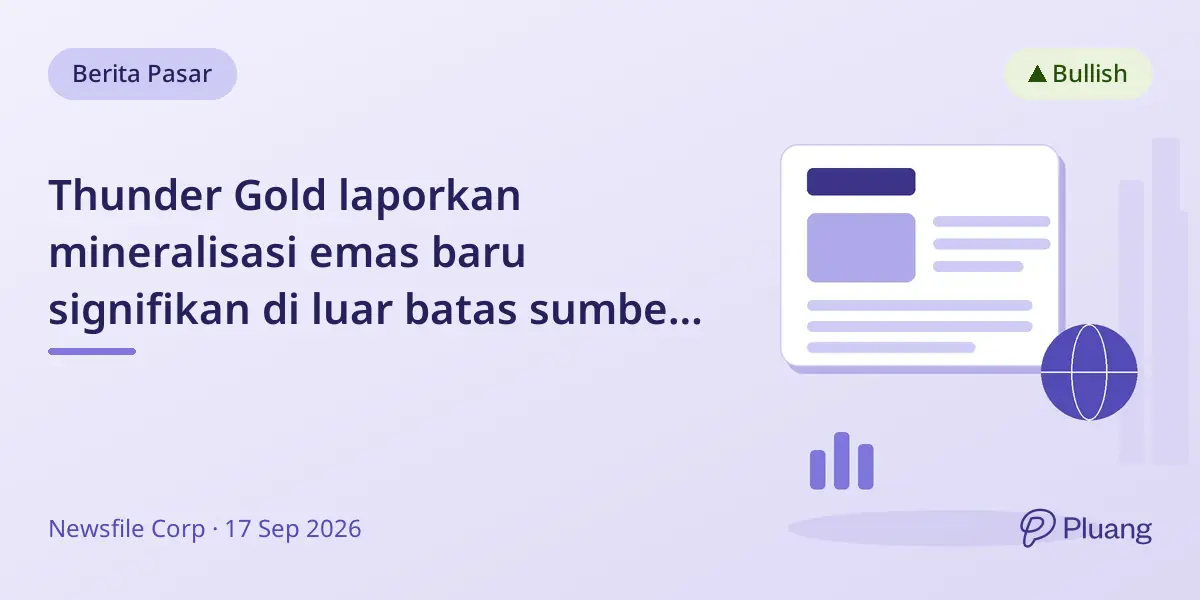 Thunder Gold laporkan mineralisasi emas baru signifikan di luar batas sumber daya saat ini di Tower Mountain.
