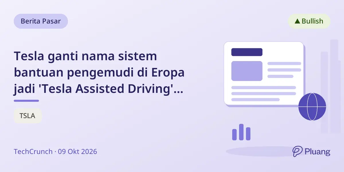 Tesla ganti nama sistem bantuan pengemudi di Eropa jadi 'Tesla Assisted Driving' setelah protes Jerman.