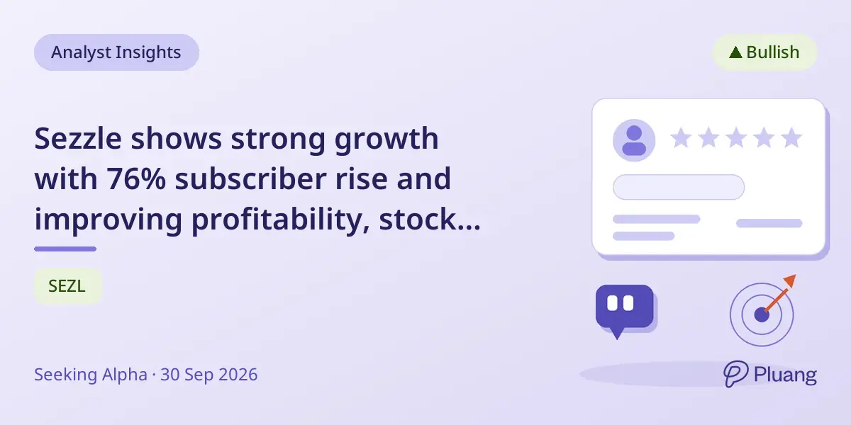 Sezzle shows strong growth with 76% subscriber rise and improving profitability, stock up 71% YTD but still undervalued.