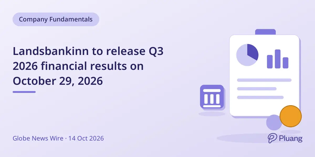 Landsbankinn to release Q3 2026 financial results on October 29, 2026