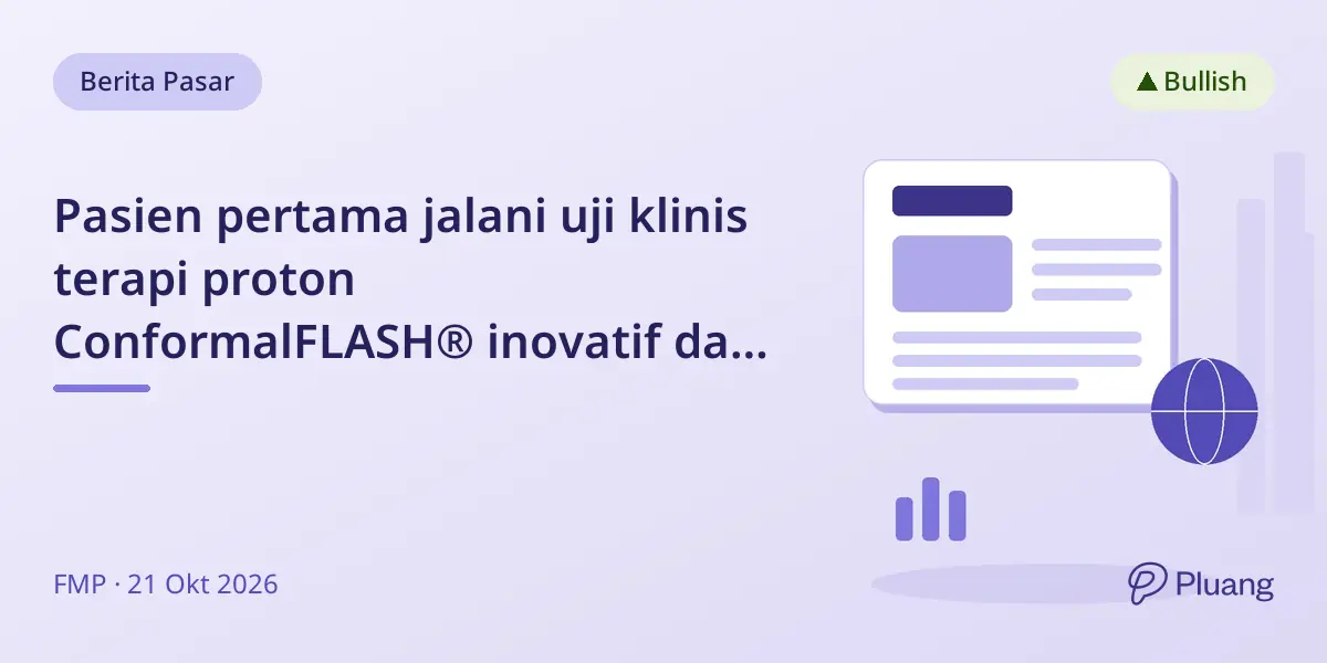 Pasien pertama jalani uji klinis terapi proton ConformalFLASH® inovatif dari IBA untuk kanker kepala dan leher.