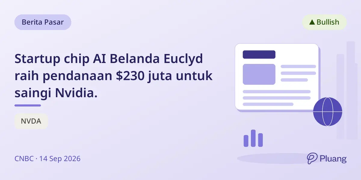 Startup chip AI Belanda Euclyd raih pendanaan $230 juta untuk saingi Nvidia.