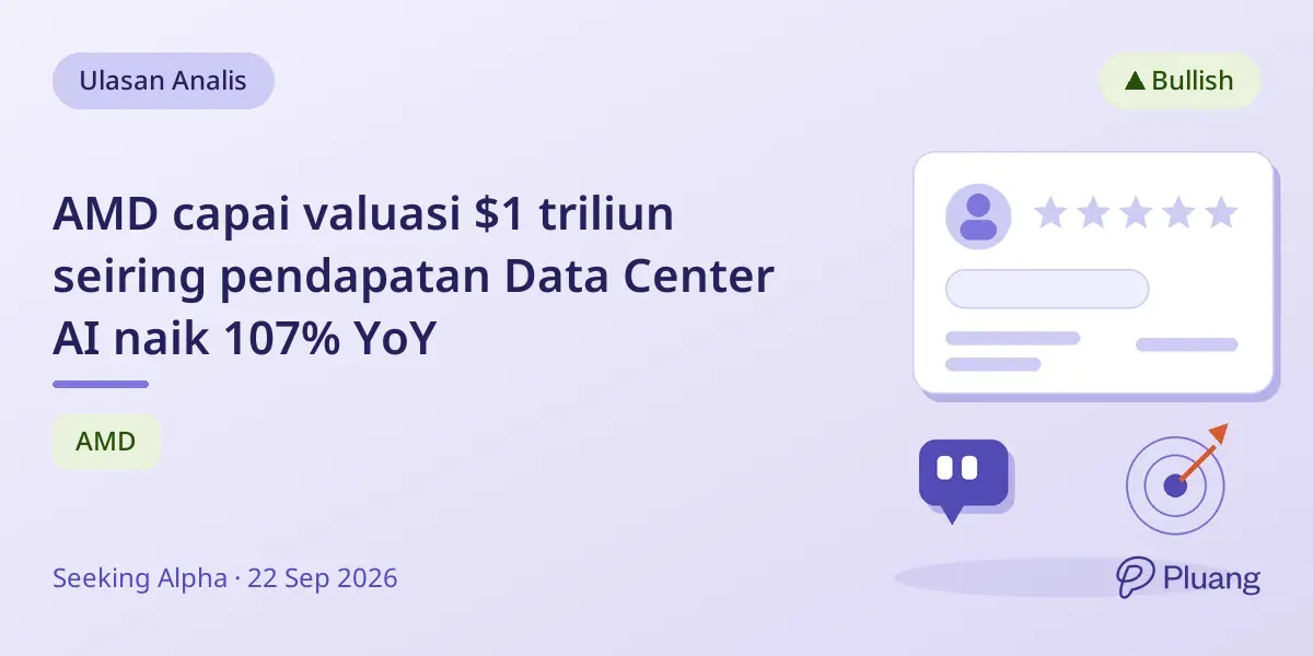 AMD capai valuasi $1 triliun seiring pendapatan Data Center AI naik 107% YoY