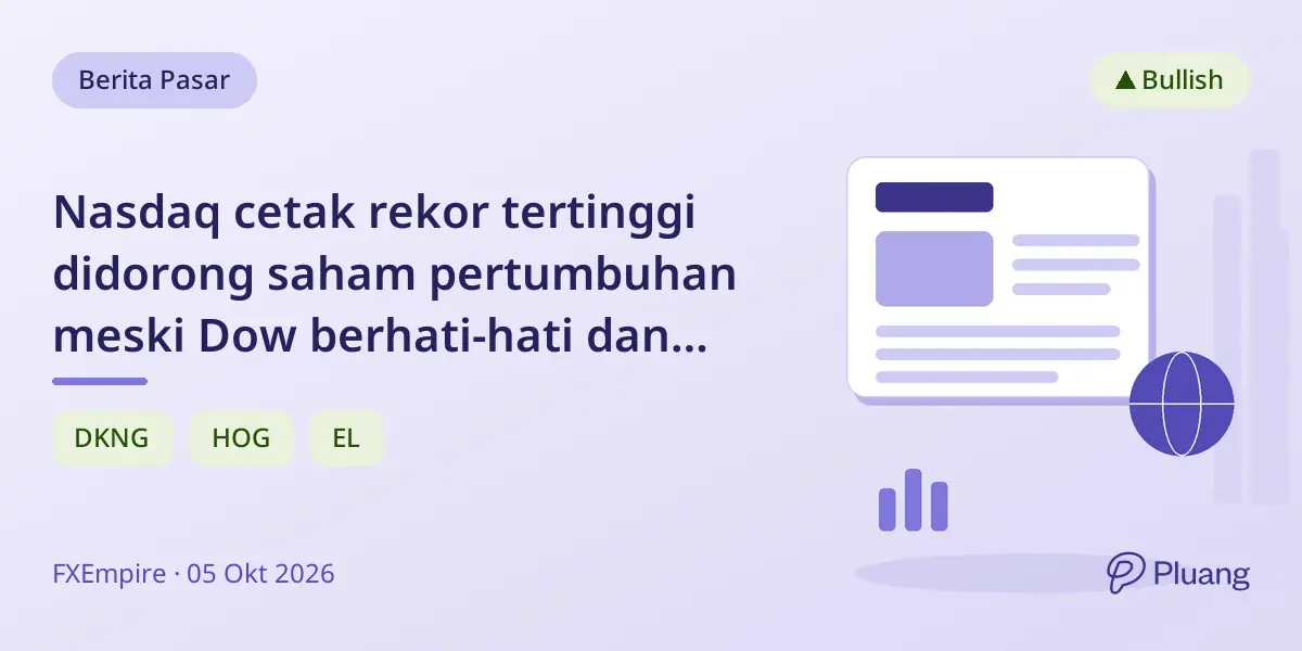 Nasdaq cetak rekor tertinggi didorong saham pertumbuhan meski Dow berhati-hati dan imbal hasil obligasi naik