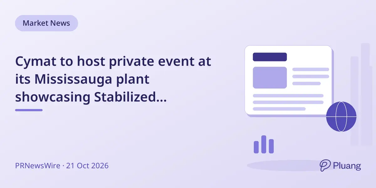 Cymat to host private event at its Mississauga plant showcasing Stabilized Aluminum Foam production