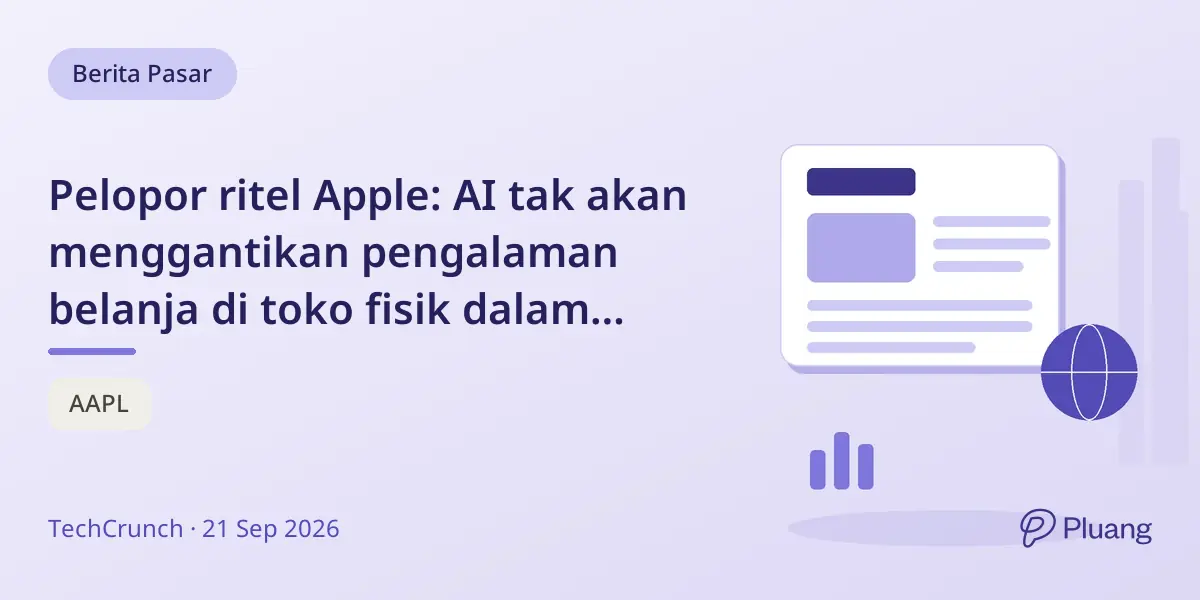 Pelopor ritel Apple: AI tak akan menggantikan pengalaman belanja di toko fisik dalam waktu dekat