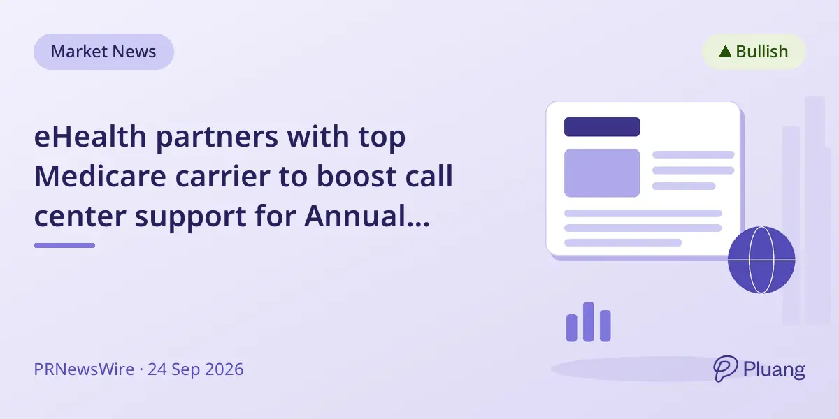 eHealth partners with top Medicare carrier to boost call center support for Annual Enrollment Period