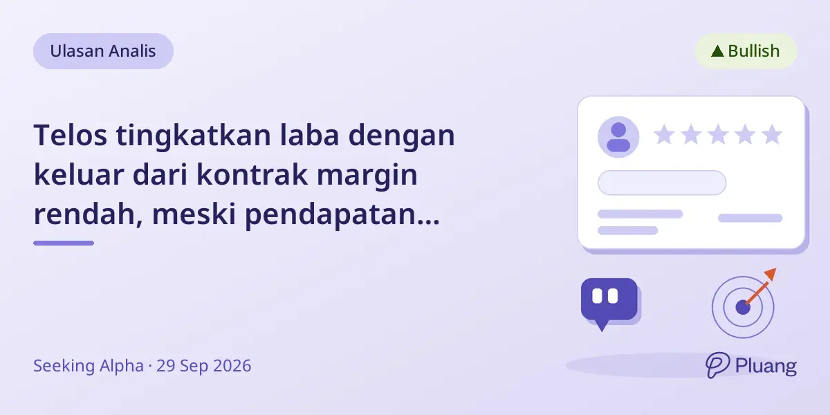 Telos tingkatkan laba dengan keluar dari kontrak margin rendah, meski pendapatan dipangkas, arus kas tetap kuat.