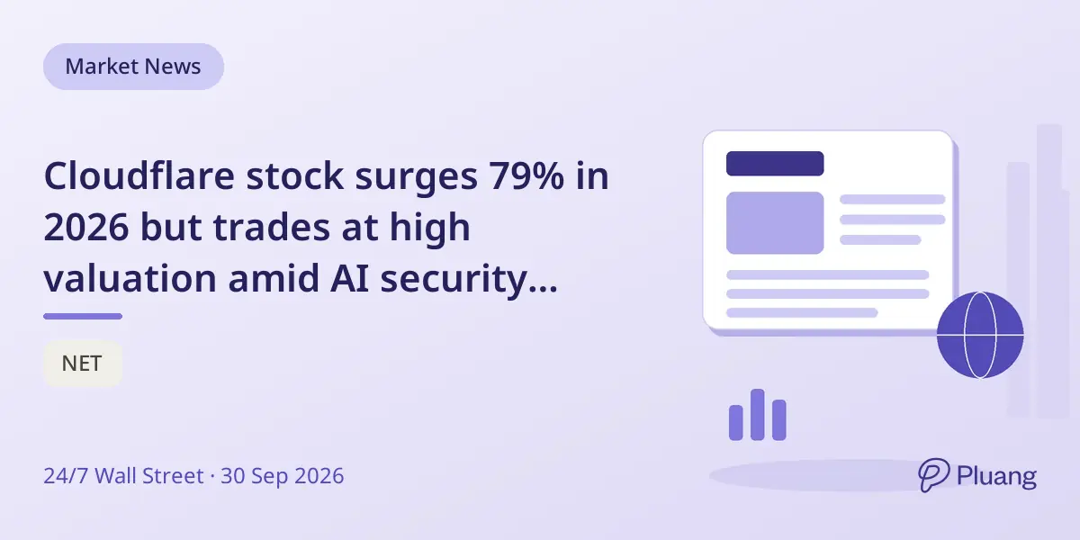 Cloudflare stock surges 79% in 2026 but trades at high valuation amid AI security growth uncertainty.