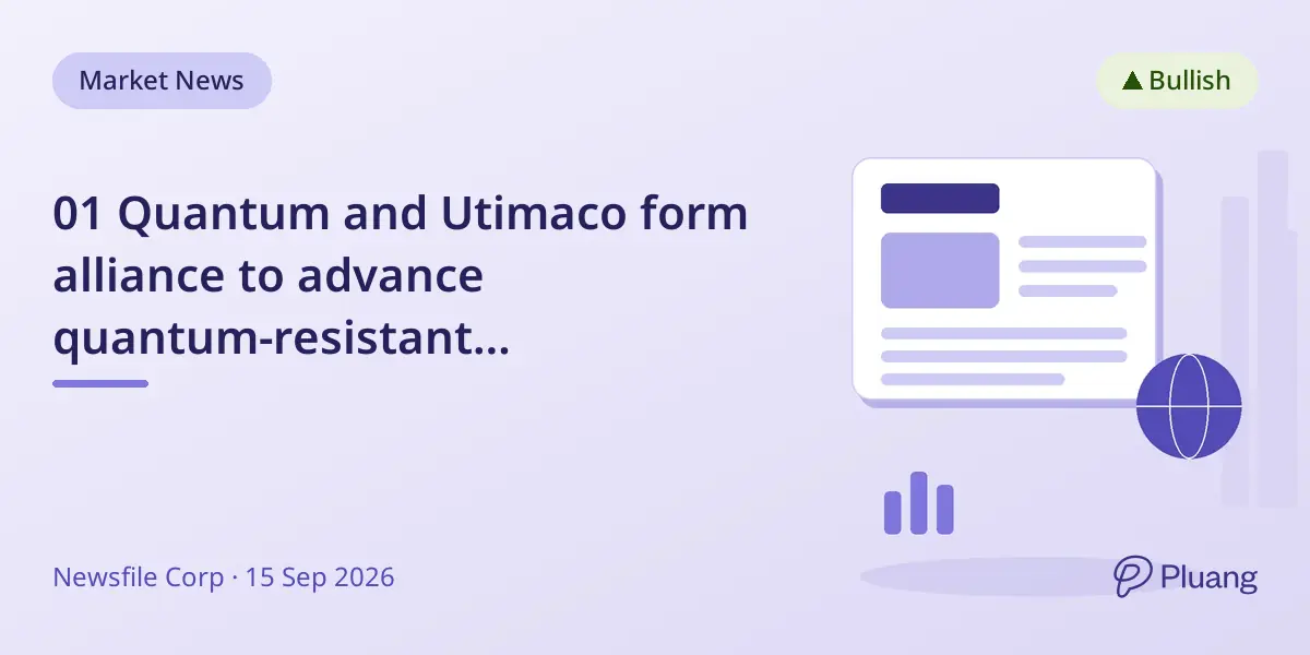 01 Quantum and Utimaco form alliance to advance quantum-resistant cybersecurity solutions.
