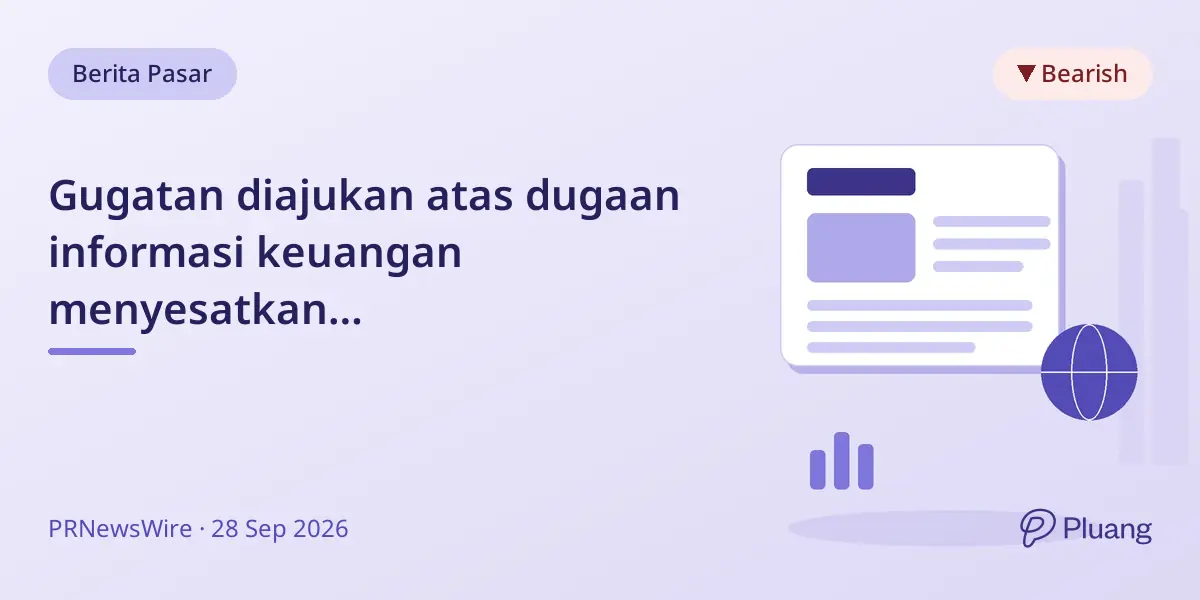 Gugatan diajukan atas dugaan informasi keuangan menyesatkan CooperCompanies setelah saham turun 15%