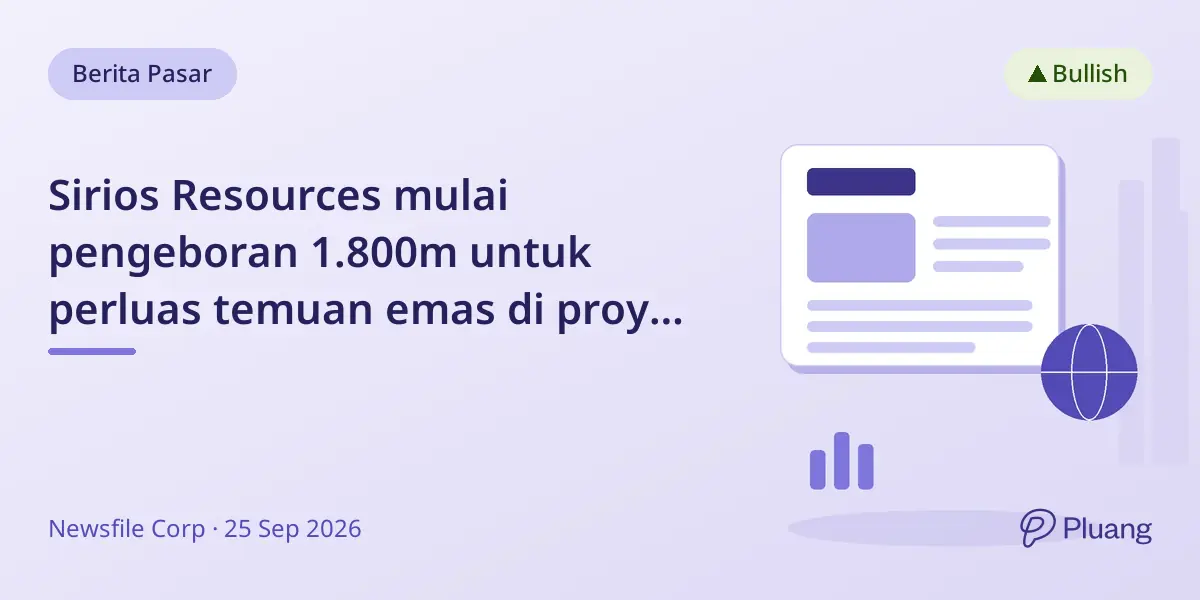 Sirios Resources mulai pengeboran 1.800m untuk perluas temuan emas di proyek Aquilon, Quebec.