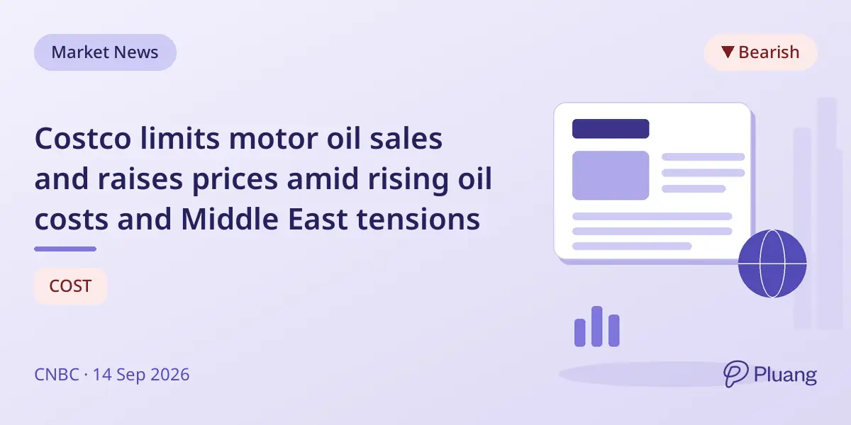 Costco limits motor oil sales and raises prices amid rising oil costs and Middle East tensions