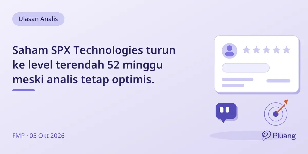Saham SPX Technologies turun ke level terendah 52 minggu meski analis tetap optimis.