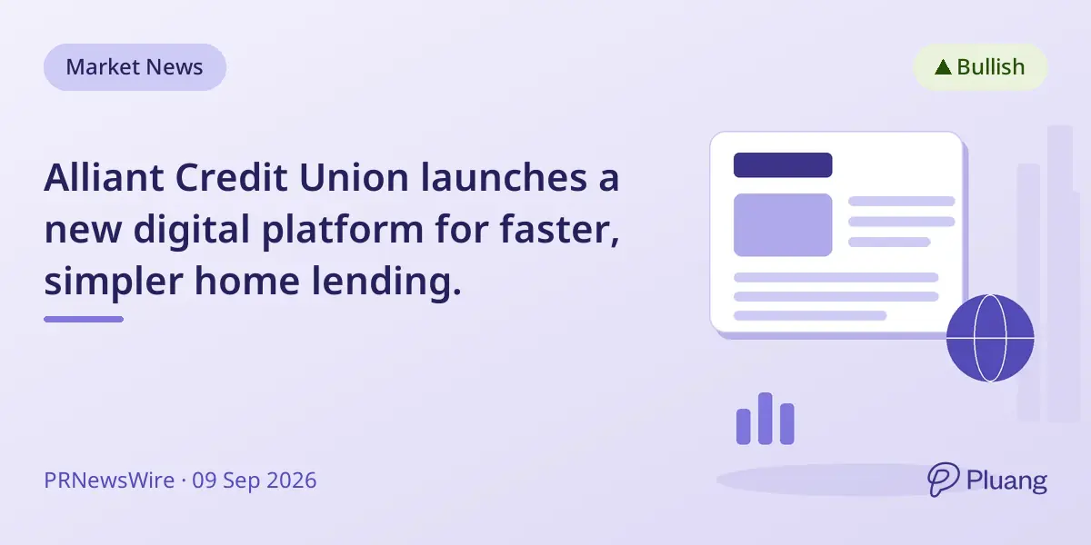 Alliant Credit Union launches a new digital platform for faster, simpler home lending.