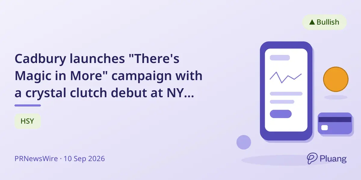 Cadbury launches "There's Magic in More" campaign with a crystal clutch debut at NY Fashion Week.