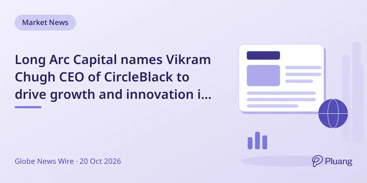 Long Arc Capital names Vikram Chugh CEO of CircleBlack to drive growth and innovation in wealth management tech.