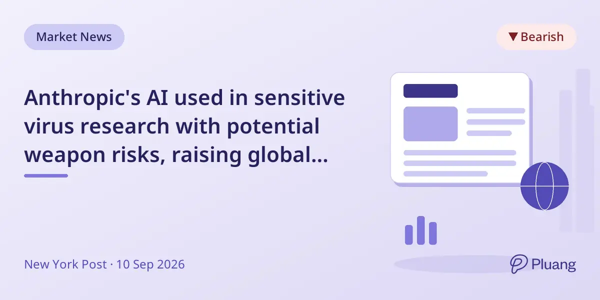 Anthropic's AI used in sensitive virus research with potential weapon risks, raising global safety concerns.