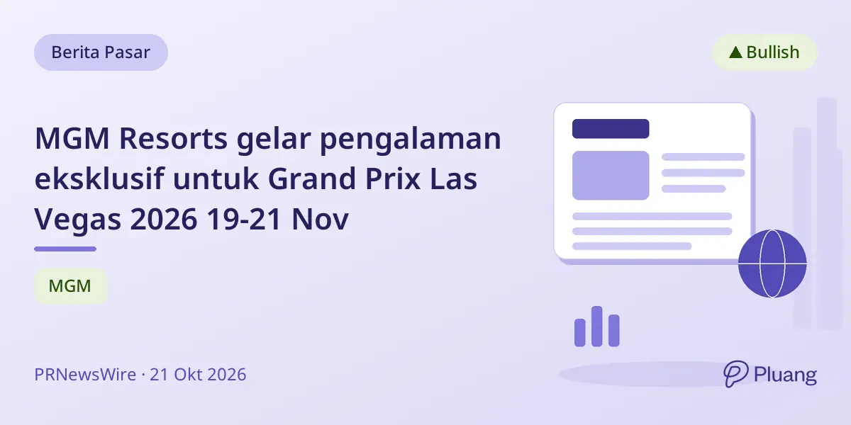 MGM Resorts gelar pengalaman eksklusif untuk Grand Prix Las Vegas 2026 19-21 Nov