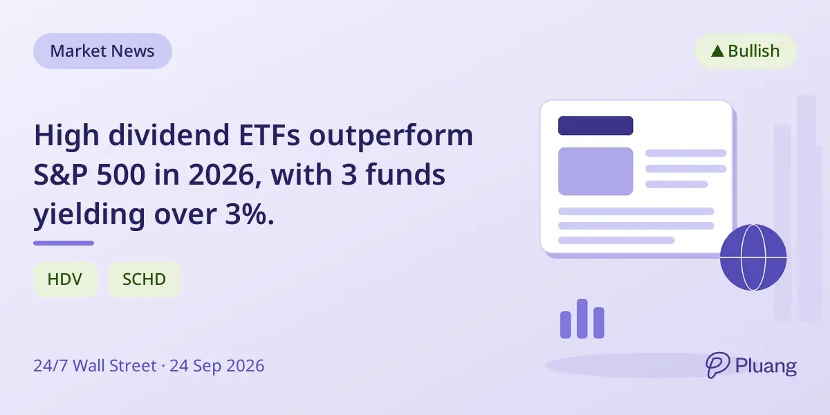 High dividend ETFs outperform S&P 500 in 2026, with 3 funds yielding over 3%.