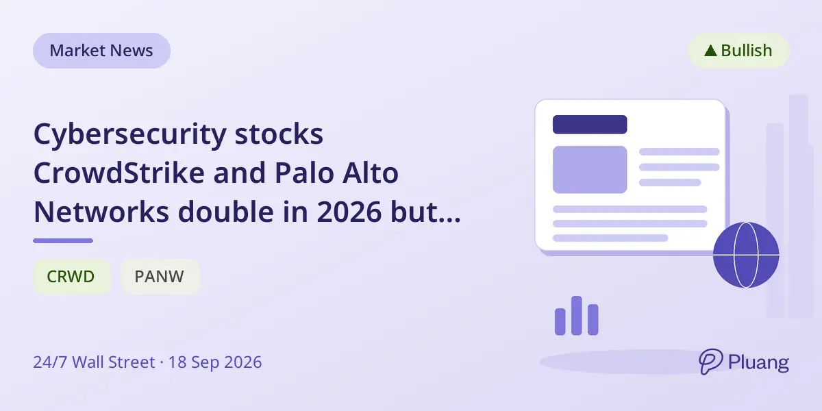 Cybersecurity stocks CrowdStrike and Palo Alto Networks double in 2026 but face differing analyst outlooks amid AI safety concerns.