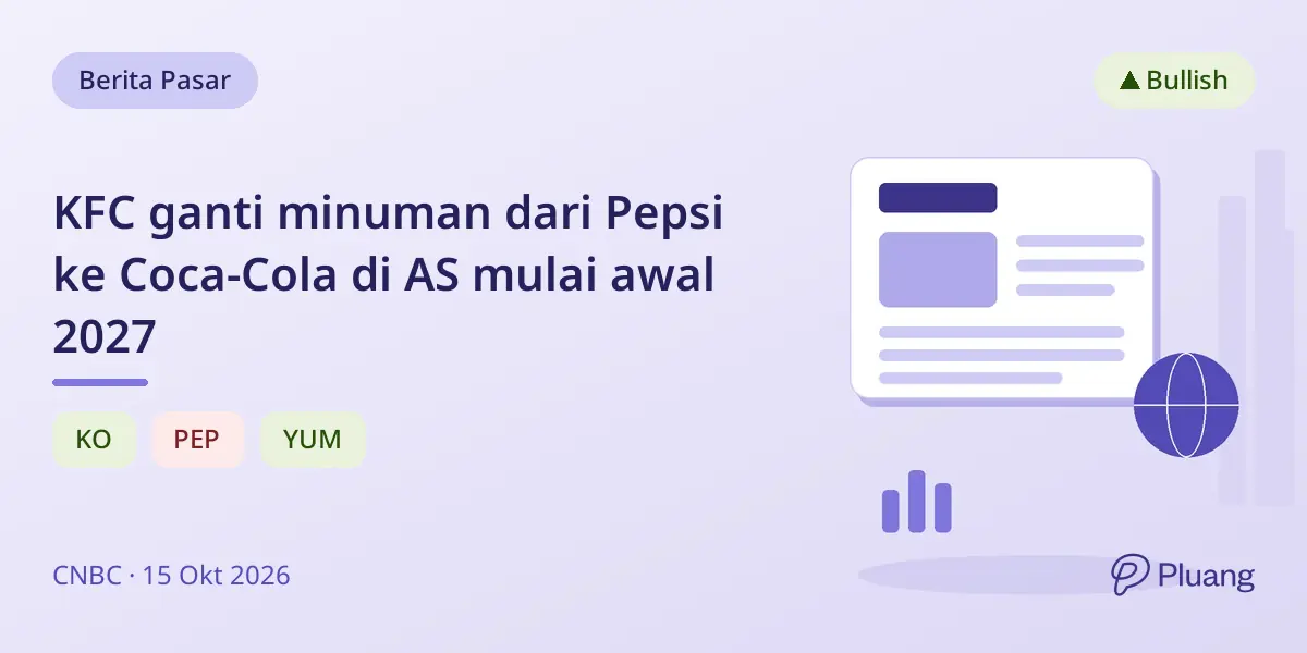 KFC ganti minuman dari Pepsi ke Coca-Cola di AS mulai awal 2027