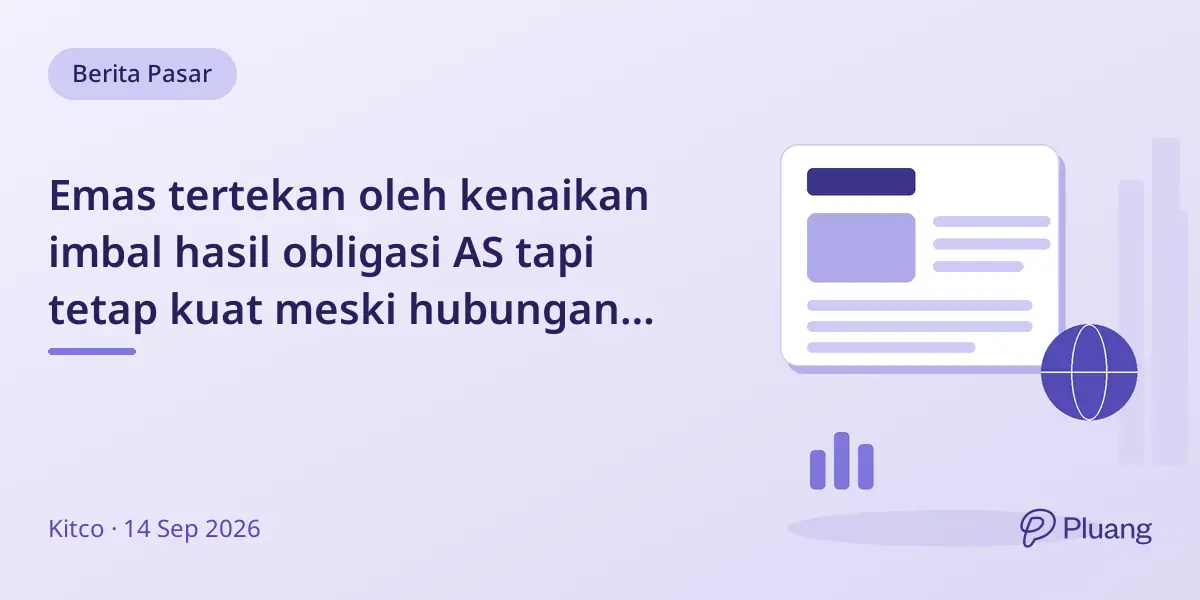 Emas tertekan oleh kenaikan imbal hasil obligasi AS tapi tetap kuat meski hubungan dengan dolar melemah.