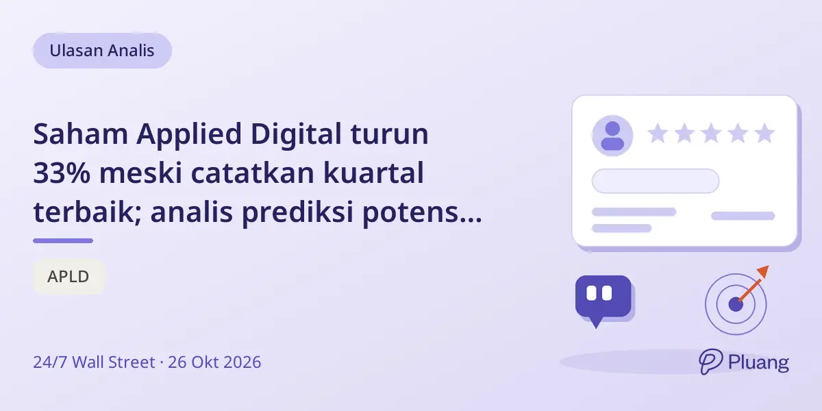 Saham Applied Digital turun 33% meski catatkan kuartal terbaik; analis prediksi potensi naik 390%.