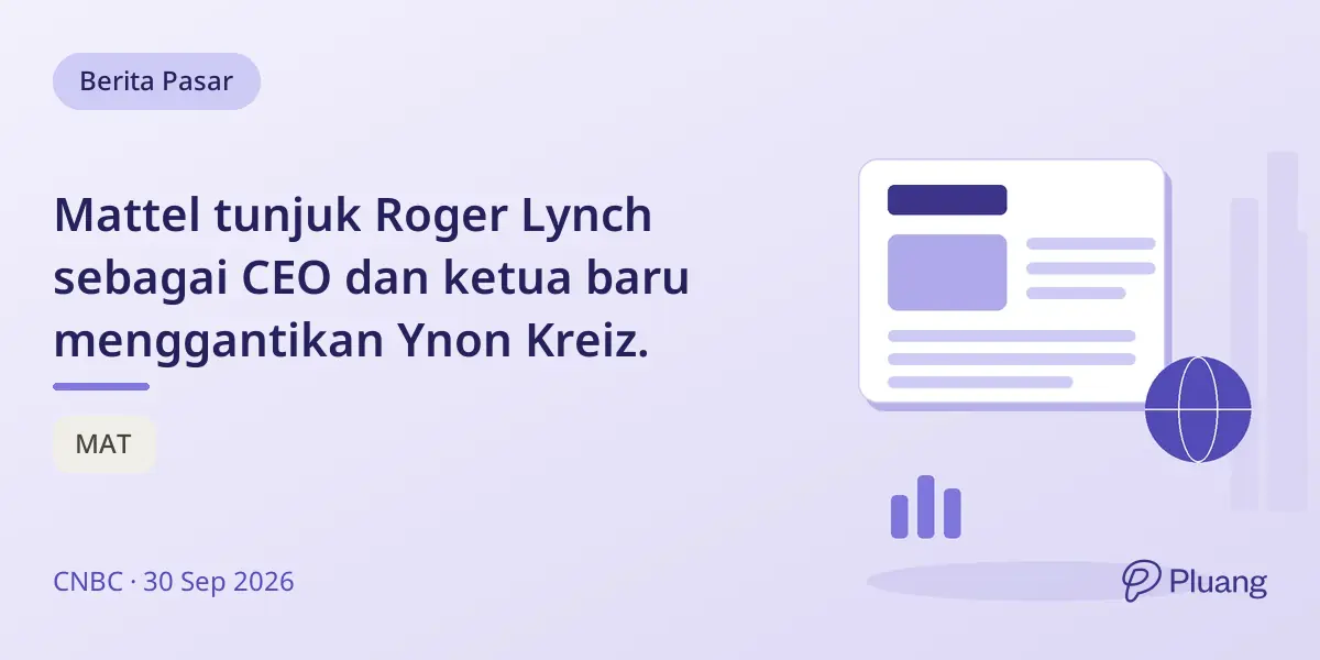 Mattel tunjuk Roger Lynch sebagai CEO dan ketua baru menggantikan Ynon Kreiz.
