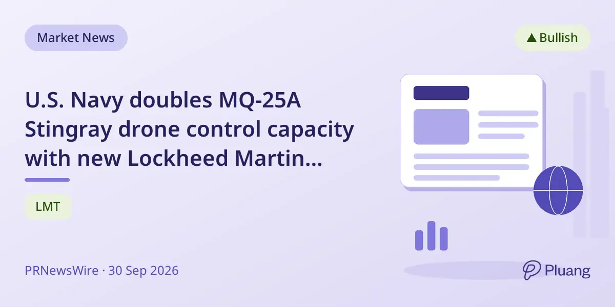 U.S. Navy doubles MQ-25A Stingray drone control capacity with new Lockheed Martin system