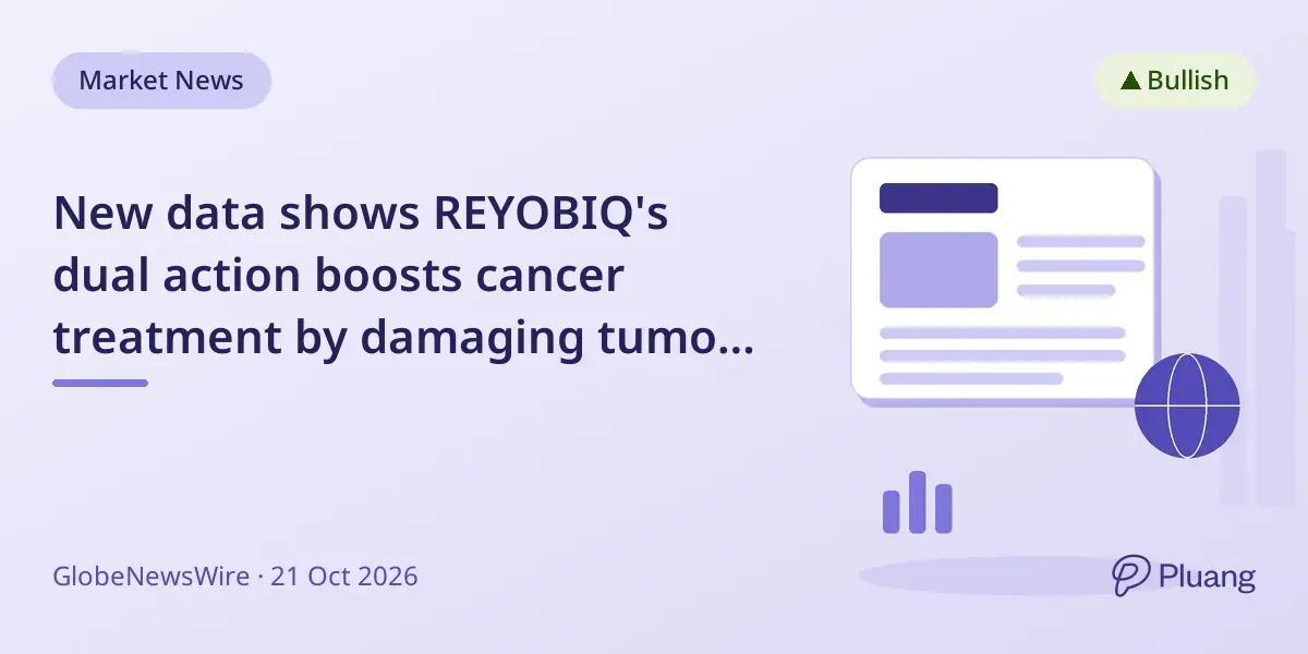 New data shows REYOBIQ's dual action boosts cancer treatment by damaging tumors and activating immune response.