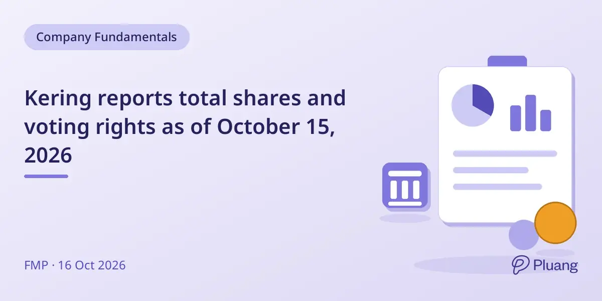 Kering reports total shares and voting rights as of October 15, 2026