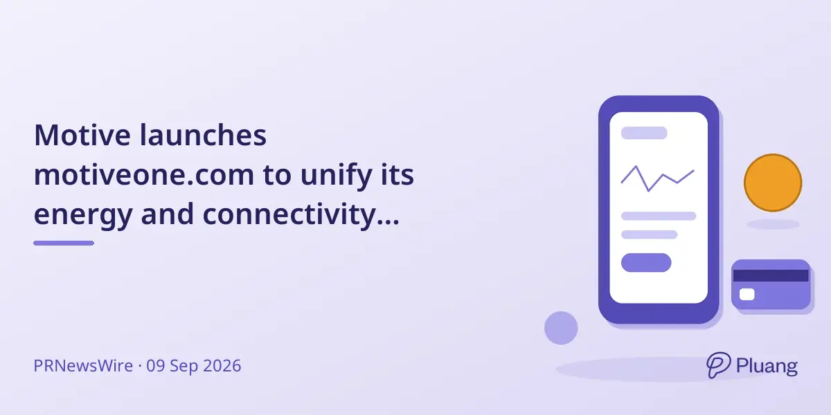 Motive launches motiveone.com to unify its energy and connectivity services under one platform.
