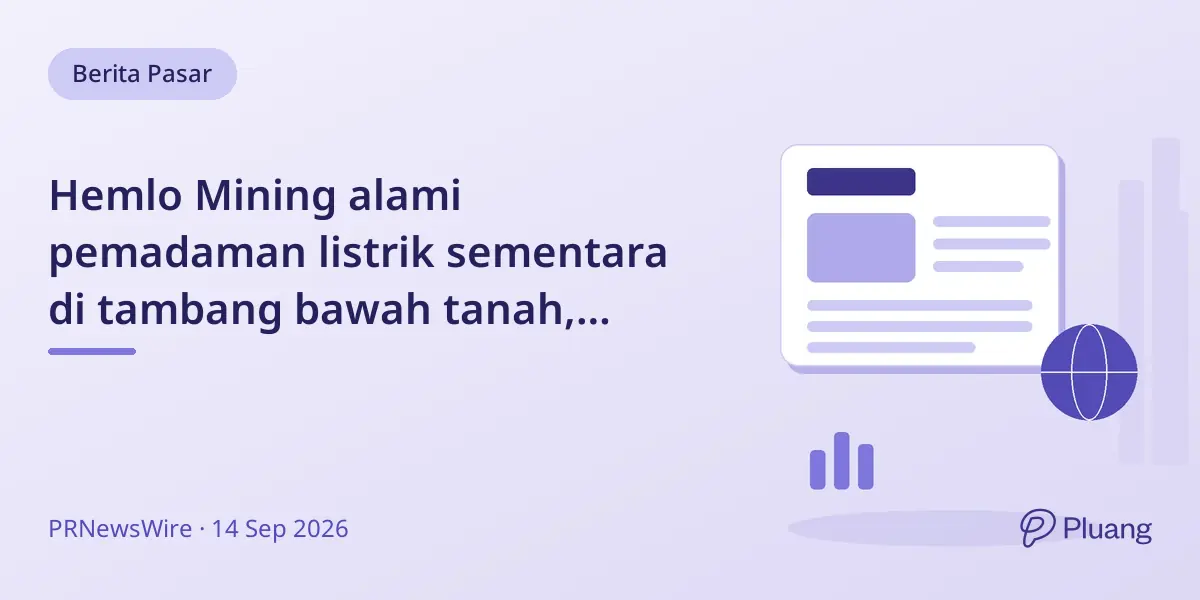 Hemlo Mining alami pemadaman listrik sementara di tambang bawah tanah, produksi tetap berjalan dengan kapasitas terbatas.