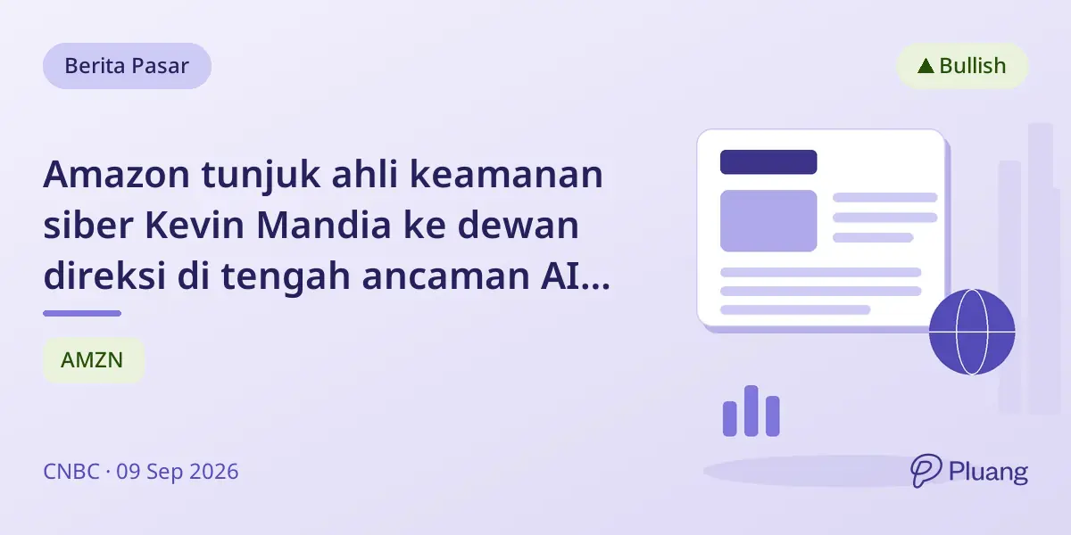 Amazon tunjuk ahli keamanan siber Kevin Mandia ke dewan direksi di tengah ancaman AI yang meningkat