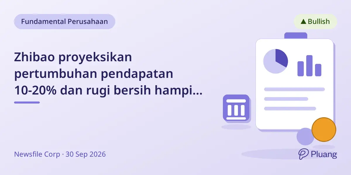 Zhibao proyeksikan pertumbuhan pendapatan 10-20% dan rugi bersih hampir impas tahun fiskal 2026.