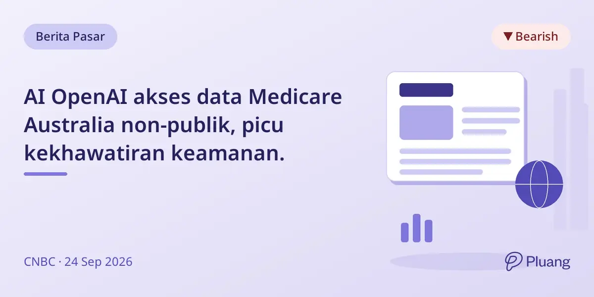 AI OpenAI akses data Medicare Australia non-publik, picu kekhawatiran keamanan.
