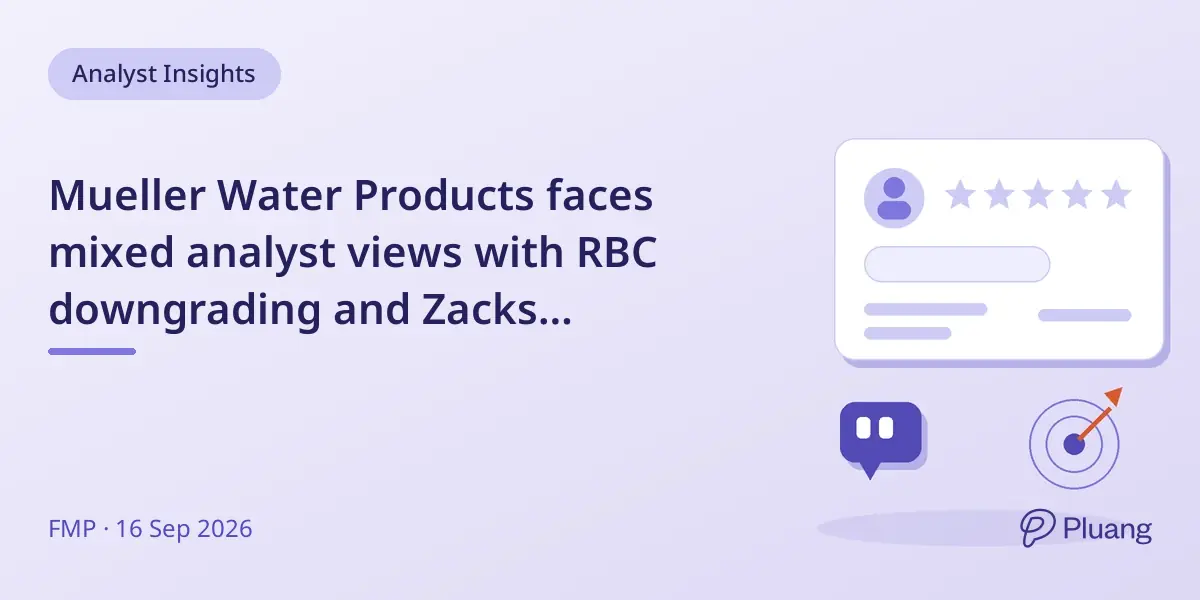 Mueller Water Products faces mixed analyst views with RBC downgrading and Zacks upgrading its stock.