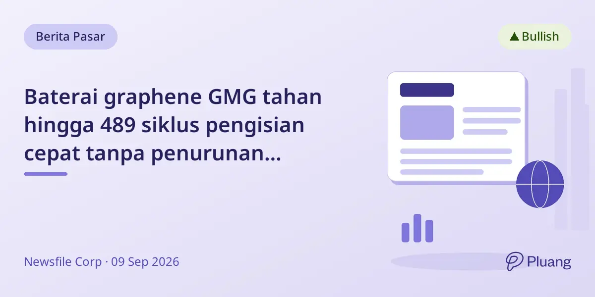 Baterai graphene GMG tahan hingga 489 siklus pengisian cepat tanpa penurunan performa.