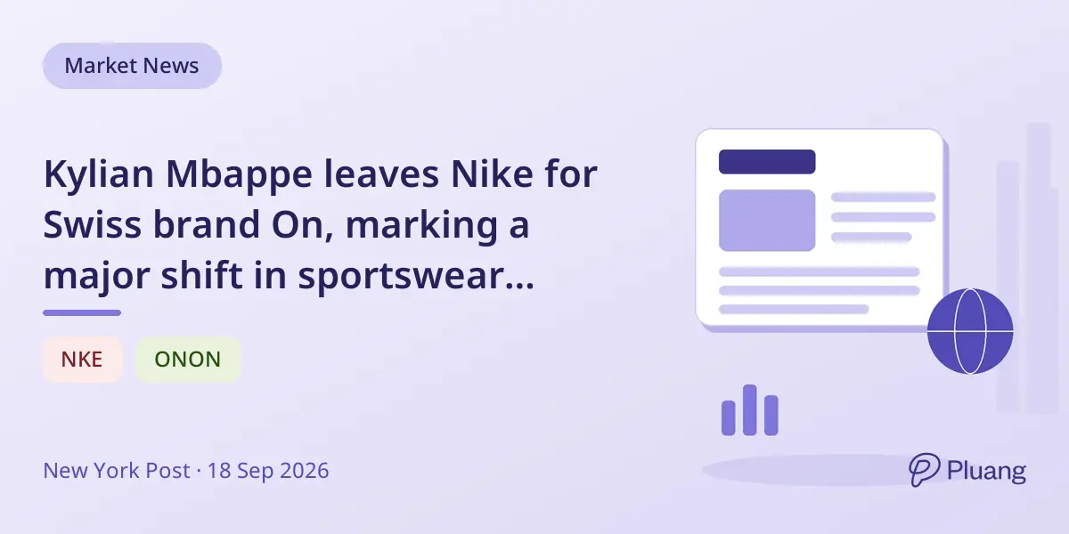 Kylian Mbappe leaves Nike for Swiss brand On, marking a major shift in sportswear endorsements.