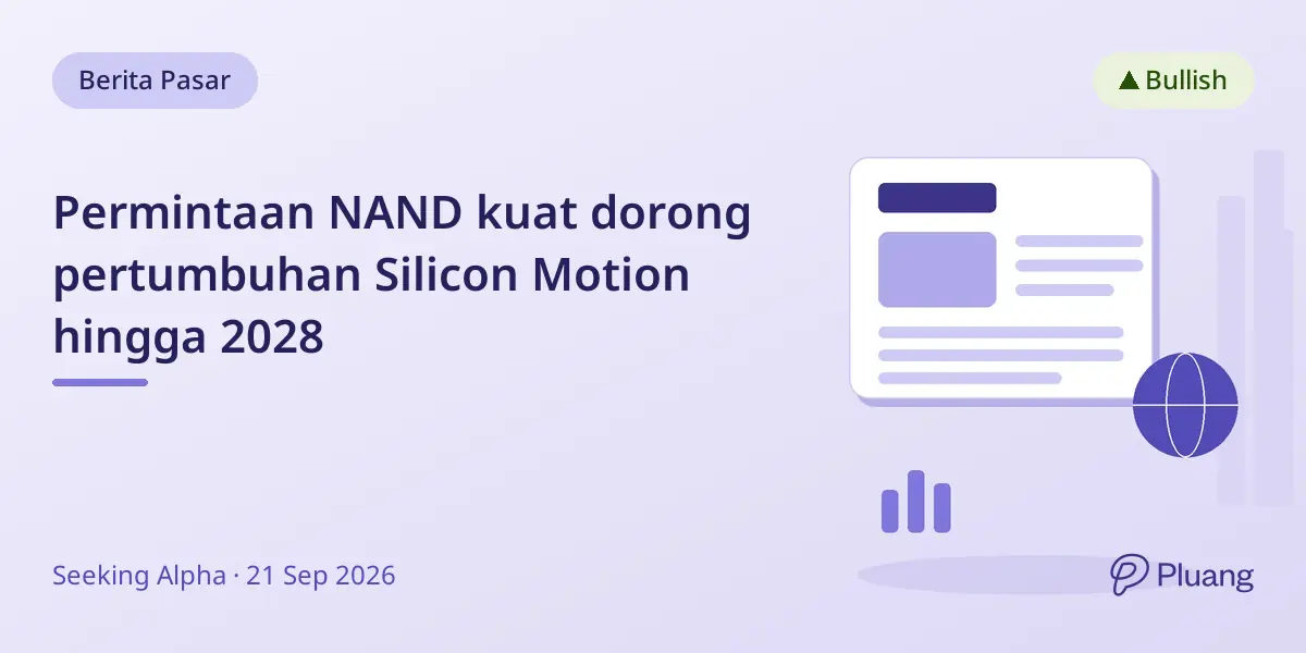 Permintaan NAND kuat dorong pertumbuhan Silicon Motion hingga 2028