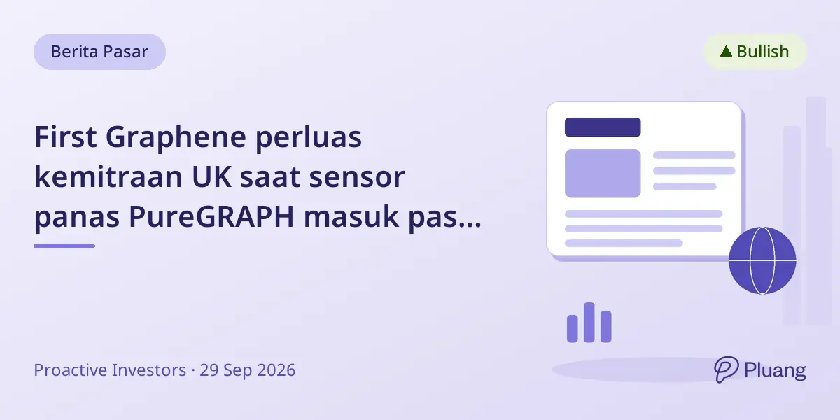 First Graphene perluas kemitraan UK saat sensor panas PureGRAPH masuk pasar komersial