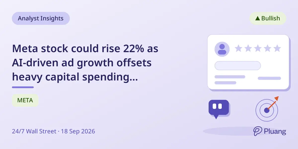 Meta stock could rise 22% as AI-driven ad growth offsets heavy capital spending concerns.