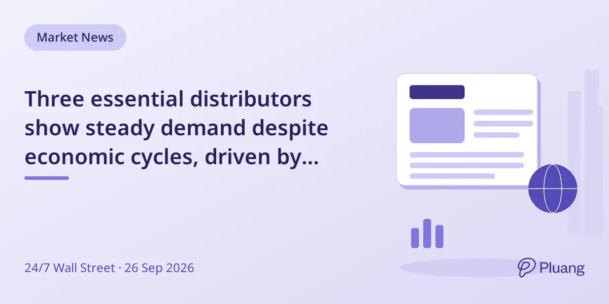Three essential distributors show steady demand despite economic cycles, driven by urgent HVAC and plumbing needs.